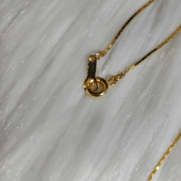 SALE! Christian Dior Gold Plated Heart Pendant Necklace W Polished Heart Charm - Picture 3 of 12